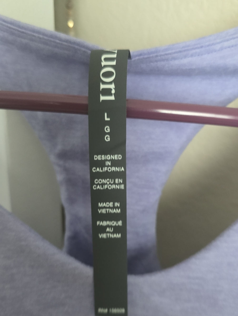 New VUORI W/tags Light Purple - Picture 2 of 3